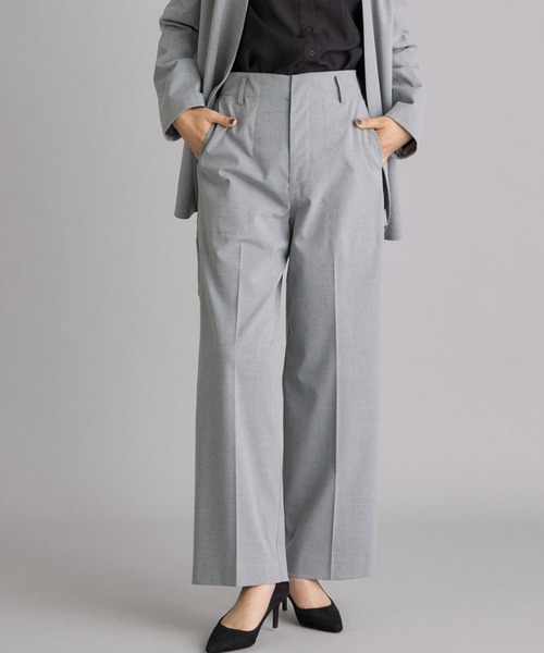 INED CLARO(イネドクラロ)の「TRストレッチ ペインターパンツ【セットアップ対応】(その他パンツ・レディース・キャメル/ネイビー/グレー・11号/9号)」の2枚目の写真