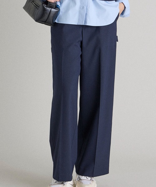 INED CLARO(イネドクラロ)の「TRストレッチ ペインターパンツ【セットアップ対応】(その他パンツ・レディース・キャメル/ネイビー/グレー・11号/9号)」の4枚目の写真