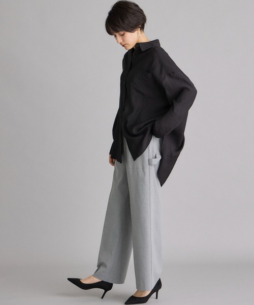 INED CLARO(イネドクラロ)の「TRストレッチ ペインターパンツ【セットアップ対応】(その他パンツ・レディース・キャメル/ネイビー/グレー・11号/9号)」の20枚目の写真