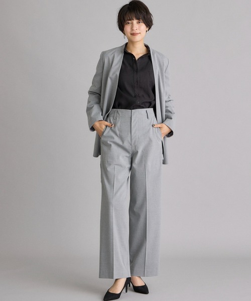 INED CLARO(イネドクラロ)の「TRストレッチ ペインターパンツ【セットアップ対応】(その他パンツ・レディース・キャメル/ネイビー/グレー・11号/9号)」の21枚目の写真