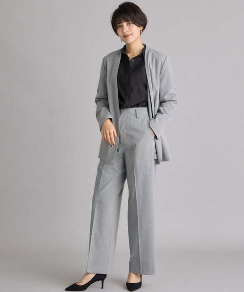 INED CLARO(イネドクラロ)の「TRストレッチ ペインターパンツ【セットアップ対応】(その他パンツ・レディース・キャメル/ネイビー/グレー・11号/9号)」の22枚目の写真