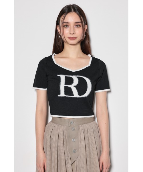 rienda（リエンダ）の「ビッグRロゴニットトップス（ニット