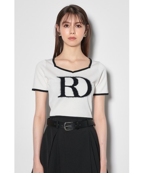 リエンダ　Rちゃんコラボ　ロゴニットトップス Riuコラボロゴニットトップス｜リエンダの通販｜&mall（アンド