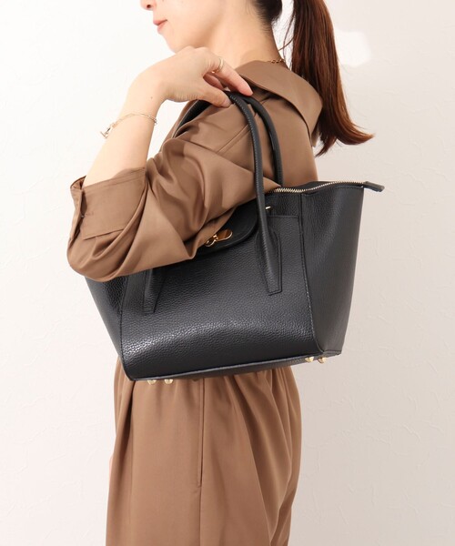 NOLLEY’S（ノーリーズ）の「スクエアトートバッグ（ショルダーバッグ・レディース・モカ/ブラック・FREE）」の17枚目の写真