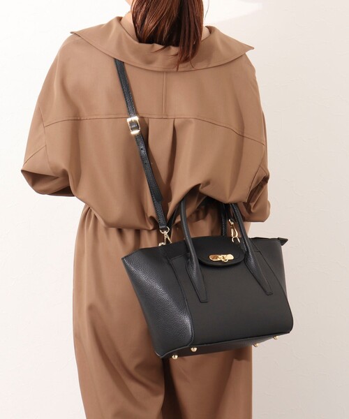 NOLLEY’S（ノーリーズ）の「スクエアトートバッグ（ショルダーバッグ・レディース・モカ/ブラック・FREE）」の22枚目の写真