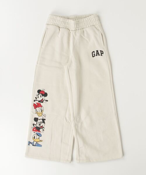 GAP(ギャップ)の「GapKids ディズニー リラックス GAPロゴ ワイドスウェットパンツ(スウェットパンツ・キッズ・アイボリー・120cm/140cm/130cm/160cm/150cm)」の3枚目の写真