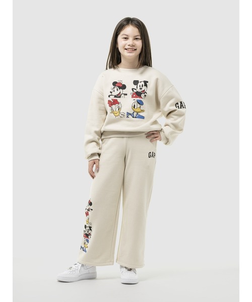 GAP(ギャップ)の「GapKids ディズニー リラックス GAPロゴ ワイドスウェットパンツ(スウェットパンツ・キッズ・アイボリー・120cm/140cm/130cm/160cm/150cm)」の6枚目の写真