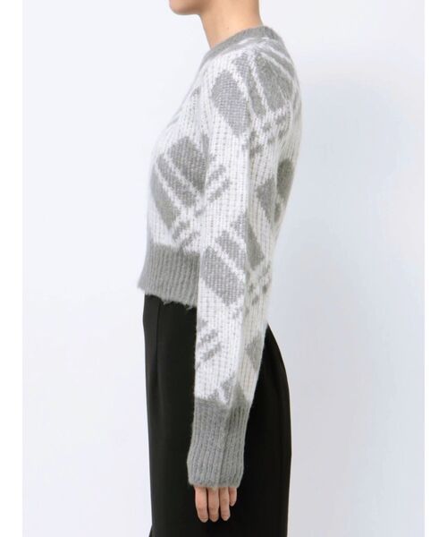 RESEXXY（リゼクシー）の「チェックシャギーニット（ニット/セーター・レディース・グレー/ブルー・FREE）」の17枚目の写真