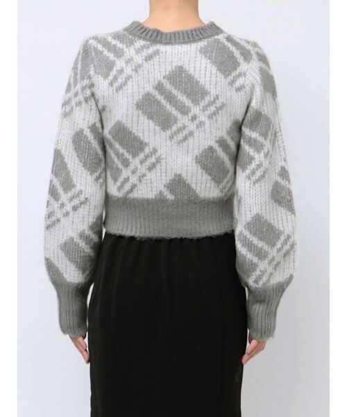 RESEXXY（リゼクシー）の「チェックシャギーニット（ニット/セーター・レディース・グレー/ブルー・FREE）」の18枚目の写真