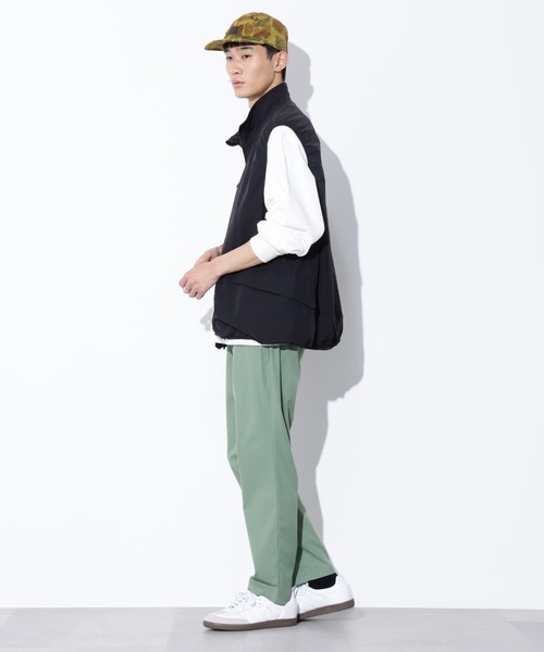 Apo(s)ture(アポスチャー)の「KYLE-003/撥水ビューティーツイルスリムパンツ(スラックス・メンズ・グリーン/ブラック/ベージュ/ネイビー・XS/S/M/L/XL)」の9枚目の写真