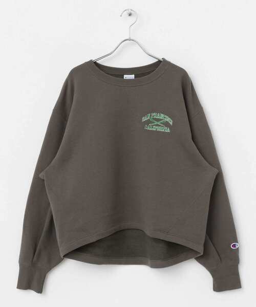 Champion(チャンピオン)の「『別注』Champion×Sonny Label 裏起毛ロゴスウェット(スウェット・レディース・スミクロ/オートミール/ネイビー/グリーン・FREE)」の13枚目の写真