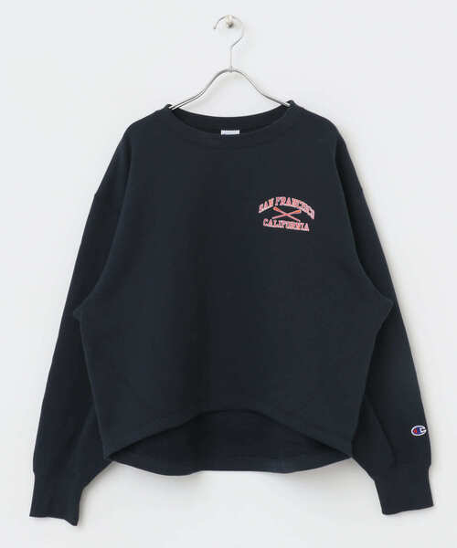 Champion(チャンピオン)の「『別注』Champion×Sonny Label 裏起毛ロゴスウェット(スウェット・レディース・スミクロ/オートミール/ネイビー/グリーン・FREE)」の11枚目の写真