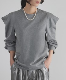 ELFRANK | パワーショルダークルーネックプルオーバー(Tシャツ/カットソー)