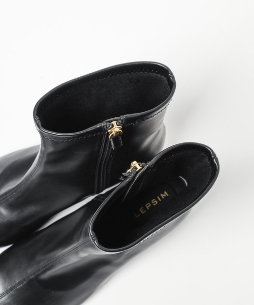 LEPSIM（レプシィム）の「ストレッチローヒールブーツ　147085（ブーツ・レディース・ブラック/アイボリー/ガンメタ・LARGE/MEDIUM）」の6枚目の写真