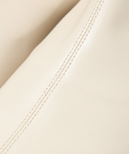 LEPSIM（レプシィム）の「ストレッチローヒールブーツ　147085（ブーツ・レディース・ブラック/アイボリー/ガンメタ・LARGE/MEDIUM）」の9枚目の写真