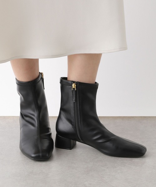 セール】ストレッチローヒールブーツ 147085（ブーツ）｜LEPSIM