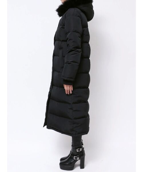 EATME（イートミー）の「フードダウンコート（ダウンジャケット/コート・レディース・アイボリー/ブラック・FREE）」の9枚目の写真