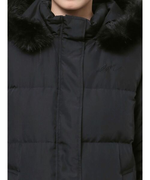 EATME（イートミー）の「フードダウンコート（ダウンジャケット/コート・レディース・アイボリー/ブラック・FREE）」の11枚目の写真