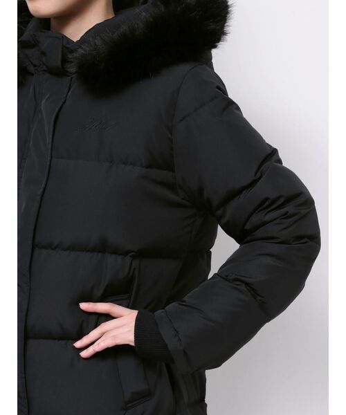 EATME（イートミー）の「フードダウンコート（ダウンジャケット/コート・レディース・アイボリー/ブラック・FREE）」の12枚目の写真