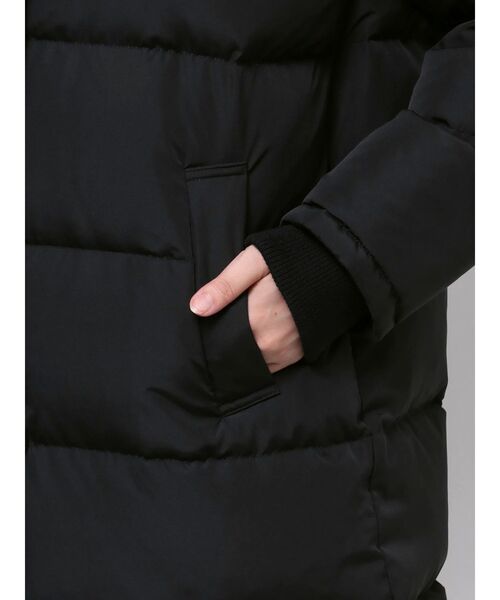 EATME（イートミー）の「フードダウンコート（ダウンジャケット/コート・レディース・アイボリー/ブラック・FREE）」の13枚目の写真