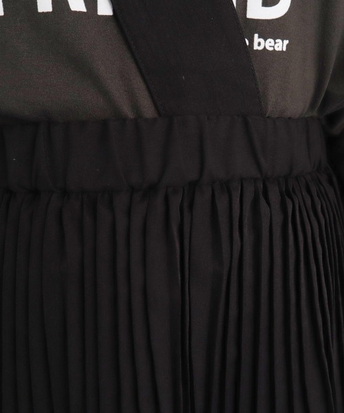 I am I in fact...（アイアムアイインファクト）の「Tiered pleats strap スカート（スカート・レディース・ブラック・FREE）」の22枚目の写真