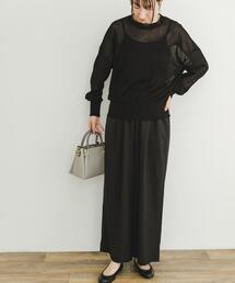 ITEMS URBANRESEARCH | シアーニット×イージーパンツセット(ニット/セーター)