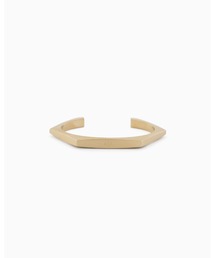 ARMANI EXCHANGE | 【A|X アルマーニ エクスチェンジ】ゴールドトーンステンレススチール　カフブレスレット(Gold)_AXG0138710(ブレスレット)