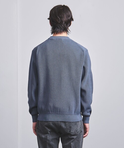 UNITED ARROWS（ユナイテッドアローズ）の「ミドルゲージ アゼ クルーネックニット -ウォッシャブル-（ニット/セーター・メンズ・グレー/ナチュラル/ブラック・S/M/L/XL）」の17枚目の写真