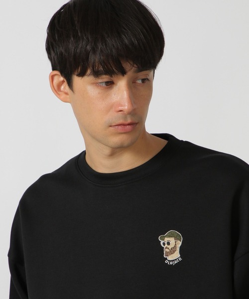 LAKOLE（ラコレ）の「ヒゲダンボール刺繍プルオーバー / 146601（スウェット・メンズ・ブラウン/ホワイト/ブラック/ライトブルー・LARGE/X-LARGE/MEDIUM）」の3枚目の写真