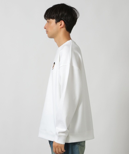 LAKOLE（ラコレ）の「ヒゲダンボール刺繍プルオーバー / 146601（スウェット・メンズ・ブラウン/ホワイト/ブラック/ライトブルー・LARGE/X-LARGE/MEDIUM）」の11枚目の写真