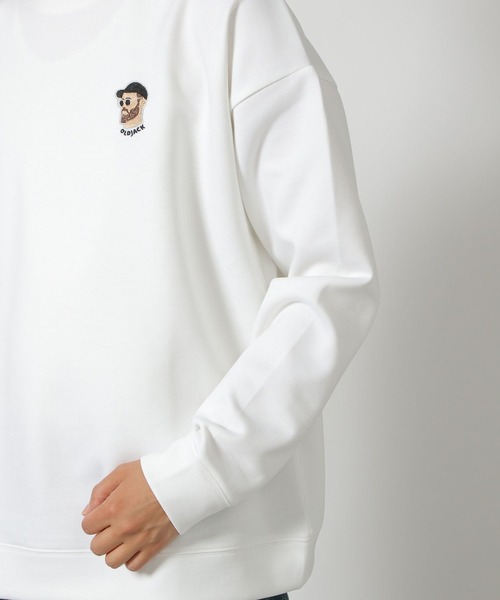 LAKOLE（ラコレ）の「ヒゲダンボール刺繍プルオーバー / 146601（スウェット・メンズ・ブラウン/ホワイト/ブラック/ライトブルー・LARGE/X-LARGE/MEDIUM）」の14枚目の写真