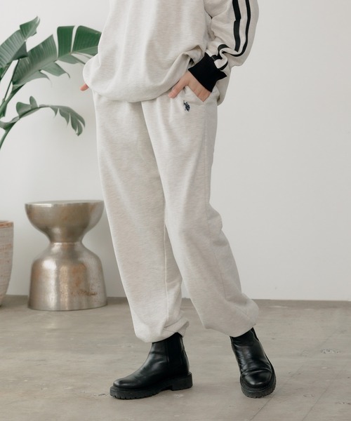 U.S. POLO ASSN.(ユーエスポロアッスン)の「U.S. POLO ASSN./ユーエスポロアッスン スウェットパンツ(スウェットパンツ・メンズ・オートミール/ネイビー/アイボリー/ブラック・M/L/LL)」の3枚目の写真