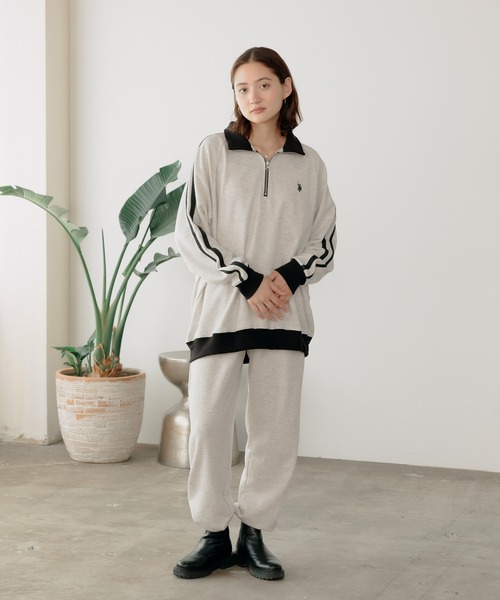 U.S. POLO ASSN.(ユーエスポロアッスン)の「U.S. POLO ASSN./ユーエスポロアッスン スウェットパンツ(スウェットパンツ・メンズ・オートミール/ネイビー/アイボリー/ブラック・M/L/LL)」の9枚目の写真