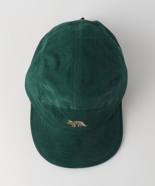 green label relaxing（グリーンレーベルリラクシング）の「GLR コーデュロイ JET 恐竜 キャップ / 帽子 / キッズ（キャップ・キッズ・オフホワイト/コバルトブルー/ケリーグリーン・52-54cm）」の7枚目の写真