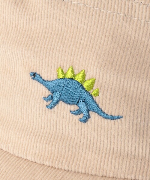 green label relaxing（グリーンレーベルリラクシング）の「GLR コーデュロイ JET 恐竜 キャップ / 帽子 / キッズ（キャップ・キッズ・オフホワイト/コバルトブルー/ケリーグリーン・52-54cm）」の13枚目の写真