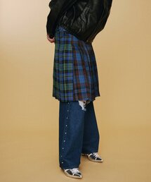 WHO'S WHO gallery | ミックスチェックミディプリーツスカート(スカート)