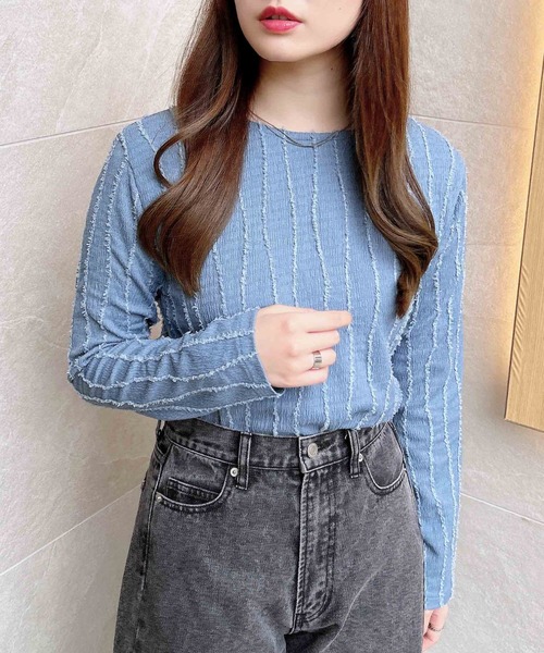 セール】【WEB限定】フリンジトップス（シャツ/ブラウス）｜INGNI