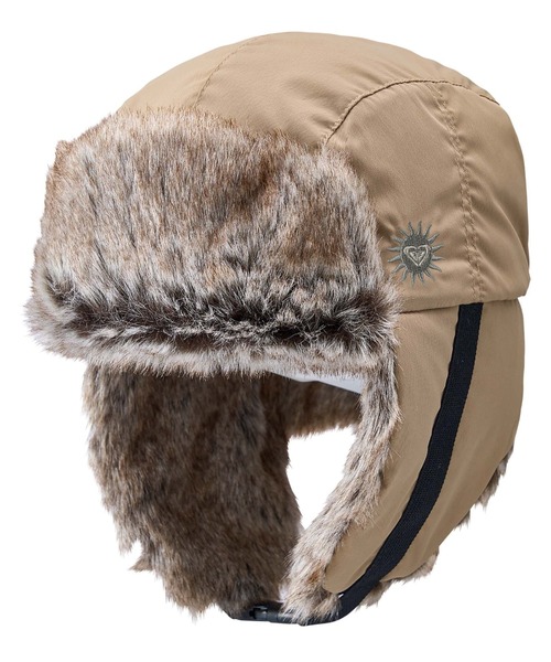 ROXY（ロキシー）の「TOUCH THE SKY /ロキシー2WAYフライトキャップ（キャップ・レディース・カーキ/ベージュ/ブラック・FREE）」の10枚目の写真