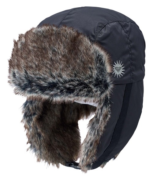 ROXY（ロキシー）の「TOUCH THE SKY /ロキシー2WAYフライトキャップ（キャップ・レディース・カーキ/ベージュ/ブラック・FREE）」の6枚目の写真