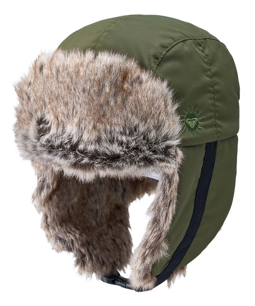 ROXY（ロキシー）の「TOUCH THE SKY /ロキシー2WAYフライトキャップ（キャップ・レディース・カーキ/ベージュ/ブラック・FREE）」の14枚目の写真