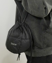 TAION/タイオン DRAW STRING DOWN BAG-SMALL 巾着バック