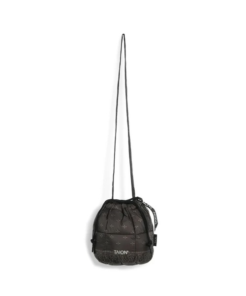 TAION(タイオン)の「TAION/タイオン DRAW STRING DOWN BAG-SMALL 巾着バック(ショルダーバッグ・メンズ・オリーブ/ブラック/タイガーカモ/セージグリーン/ダークグリーン/オフホワイト/ダークブルー/ネイビー/ベージュ/モカ/レオパード/ライトグレー/ライトブラック・ONE SIZE)」の20枚目の写真