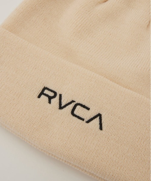 RVCA（ルーカ）の「RVCA/ルーカ ビーニー DOUBLE FACE BEANIE BE042-948（ニットキャップ/ビーニー・メンズ・グリーン/アイボリー/プラム・FREE）」の9枚目の写真