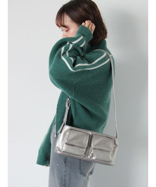 ehka sopo（エヘカソポ）の「ラインジップカーディガン（カーディガン/ボレロ・レディース・ブルー/グリーン/キナリ・F）」の20枚目の写真