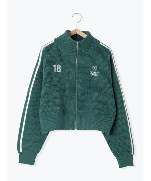 ehka sopo（エヘカソポ）の「ラインジップカーディガン（カーディガン/ボレロ・レディース・ブルー/グリーン/キナリ・F）」の11枚目の写真