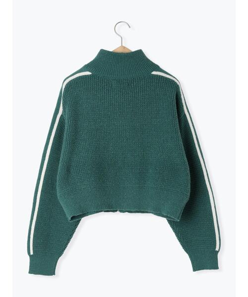 ehka sopo（エヘカソポ）の「ラインジップカーディガン（カーディガン/ボレロ・レディース・ブルー/グリーン/キナリ・F）」の12枚目の写真