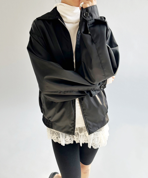 セール】【YUHAN WANG/ユハン ワン】lace ruffled mini skirt