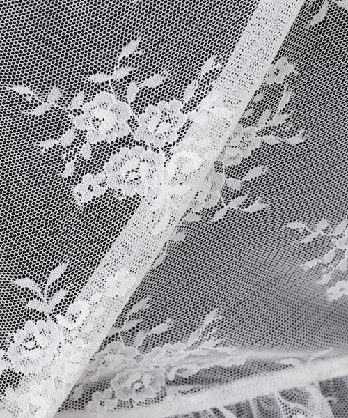 【新品未使用】YUHAN WANG/ユハン ワン　レーススカート セール】【YUHAN WANG/ユハン ワン】lace ruffled mini skirt