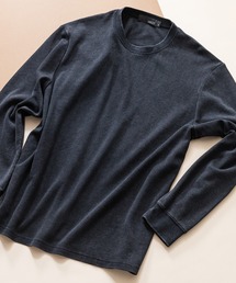 【UNIIT / ユニット】パウダーブリーチ加工 ワッフルロンT ユニセックス