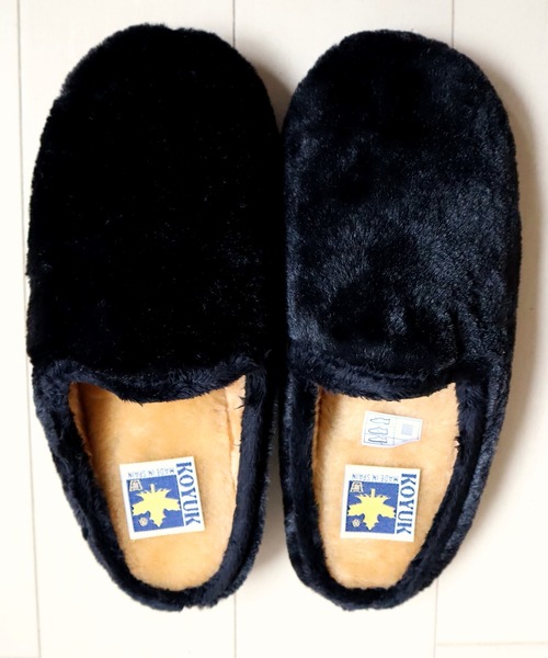 【KOYUK カヤック コユック】 ファーサボ（スリッポン）｜Pappa Duduu（パッパドゥドゥ）